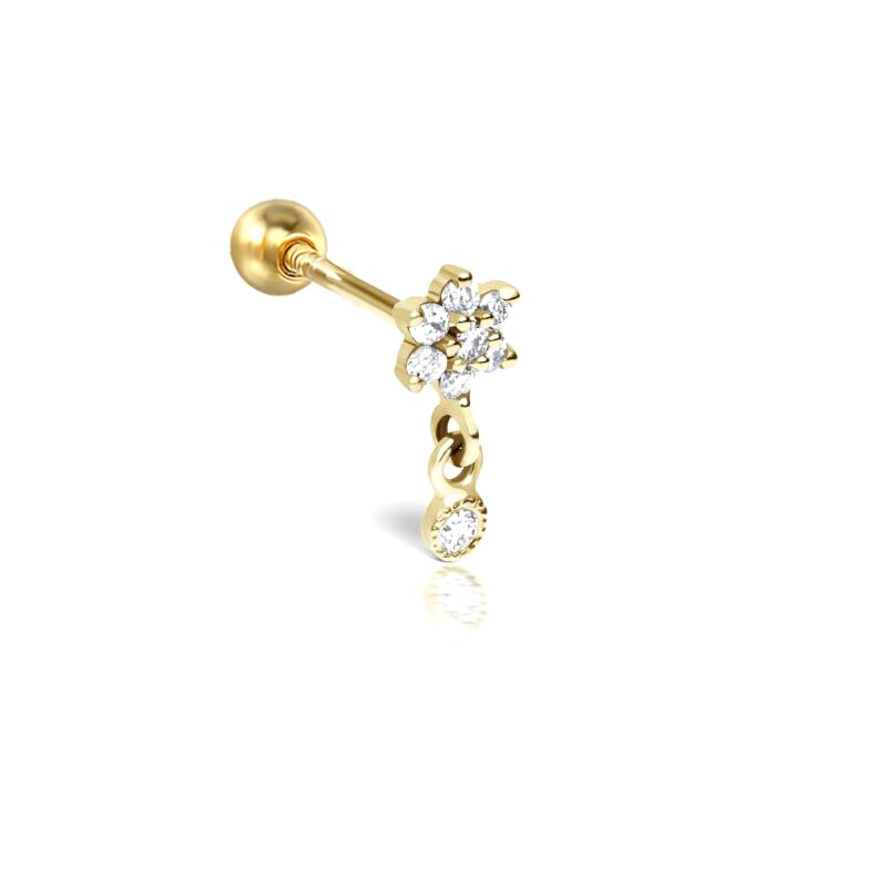 Boucles d’Oreilles Goutte Zirconium