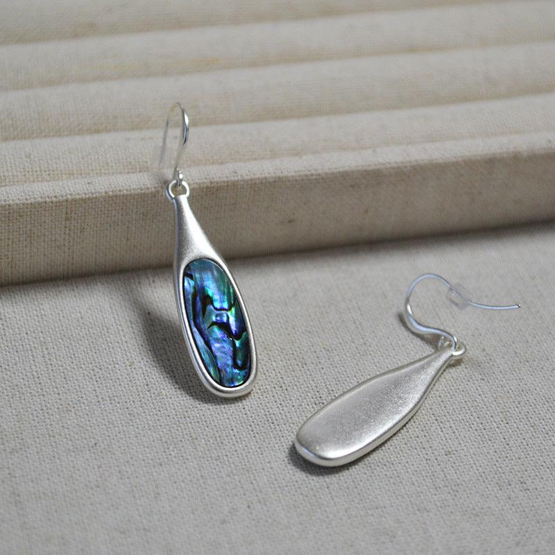 Boucles d'oreilles Argentées Vintage Colorées