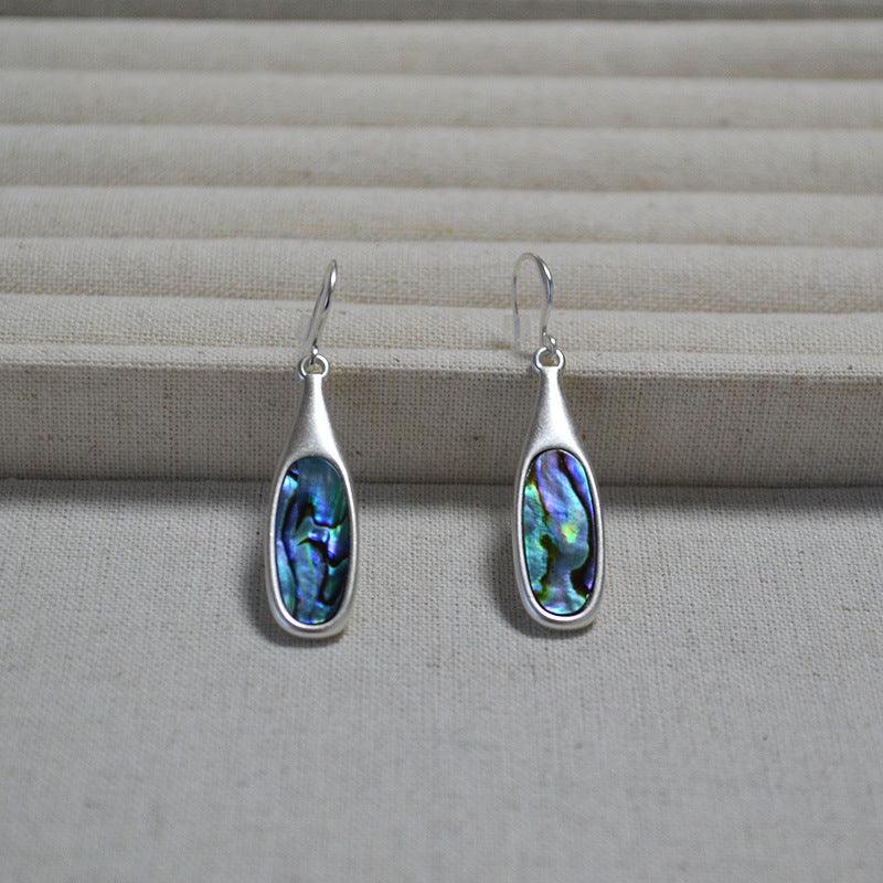 Boucles d'oreilles Argentées Vintage Colorées