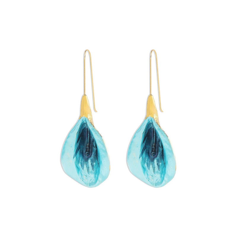 Boucles d'oreilles Bengale à fleurs