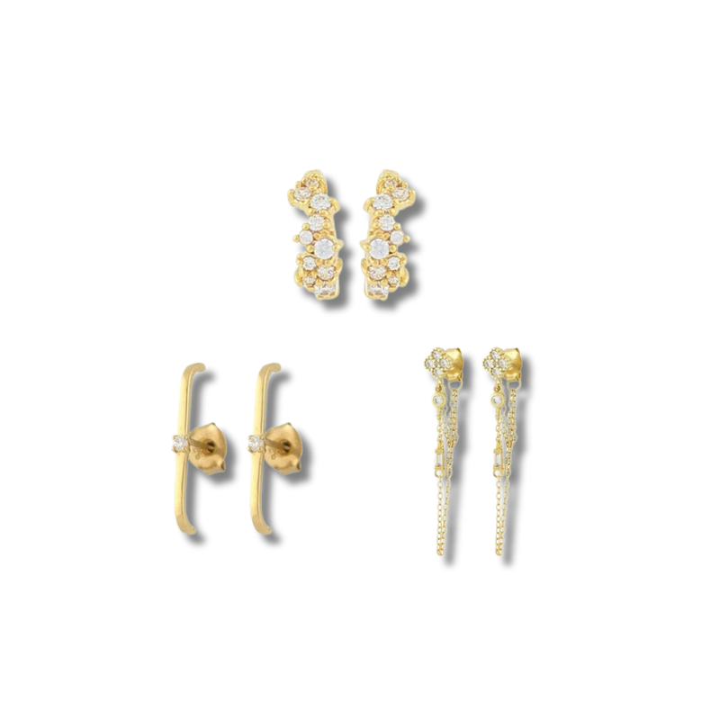 Boucles d'oreilles Luna Élégance