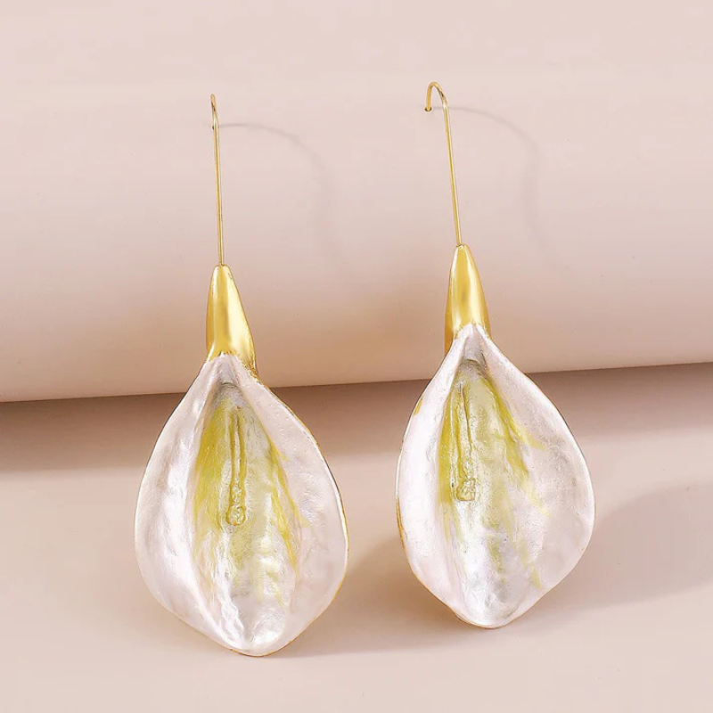 Boucles d'oreilles Bengale à fleurs
