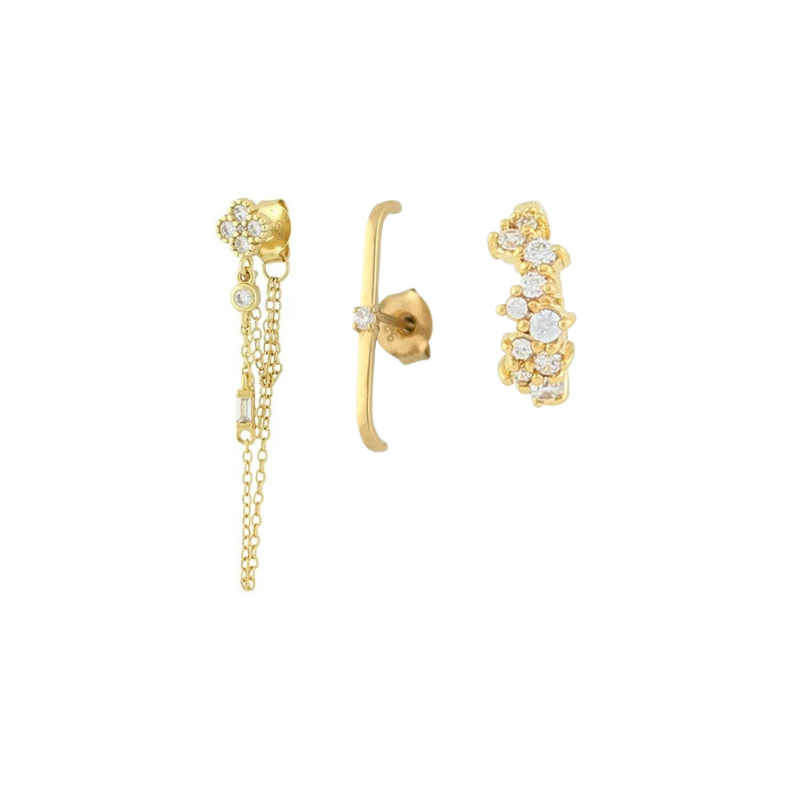 Boucles d'oreilles Luna Élégance