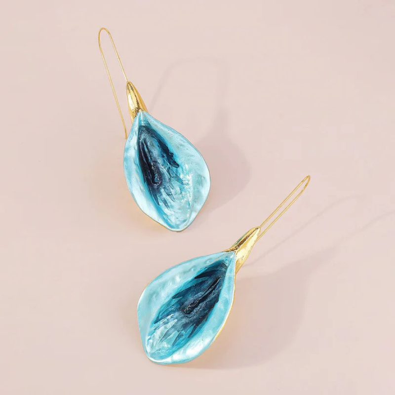 Boucles d'oreilles Bengale à fleurs
