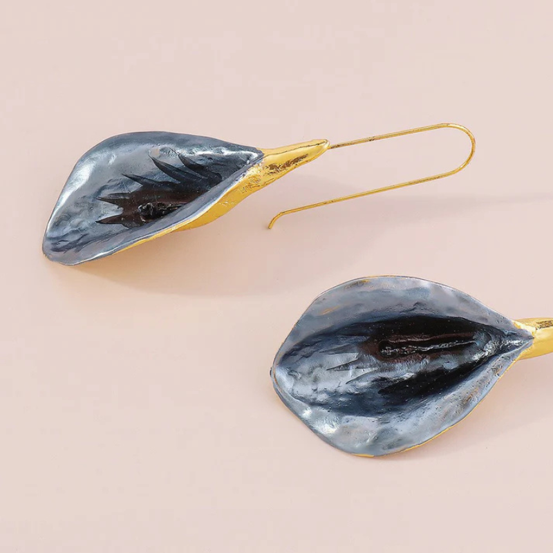 Boucles d'oreilles Bengale à fleurs