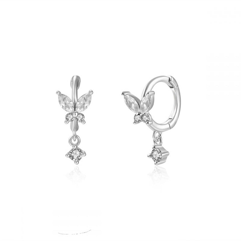 Boucles d’Oreilles Goutte Zirconium