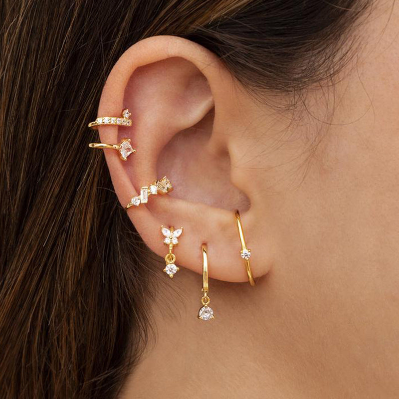 Boucles d’Oreilles Goutte Zirconium