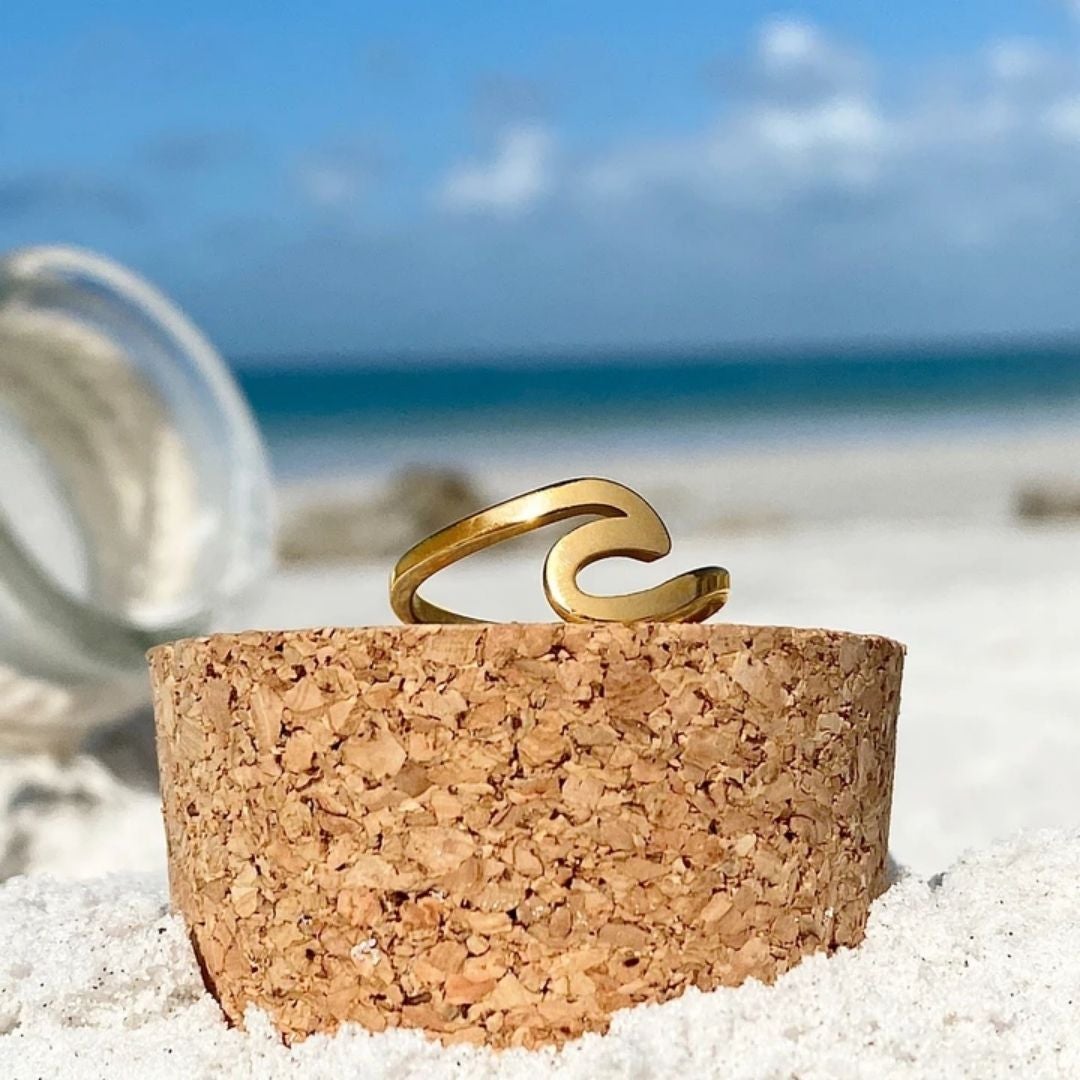 Bague or motif vague – Lila