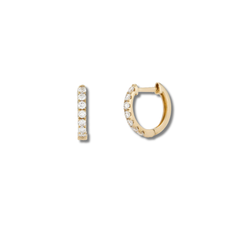 Boucles d'oreilles helix avec zircon scintillant