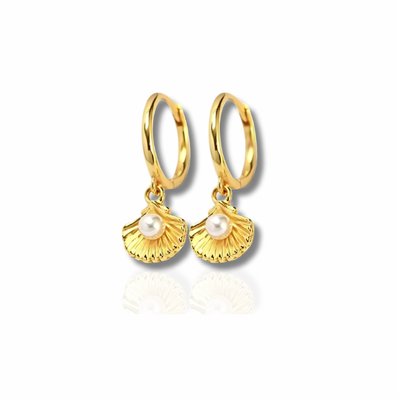 Boucles d'oreilles élégantes en Coquillages et Perles