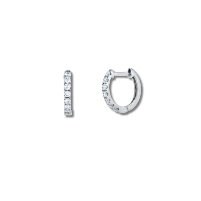 Boucles d'oreilles helix avec zircon scintillant