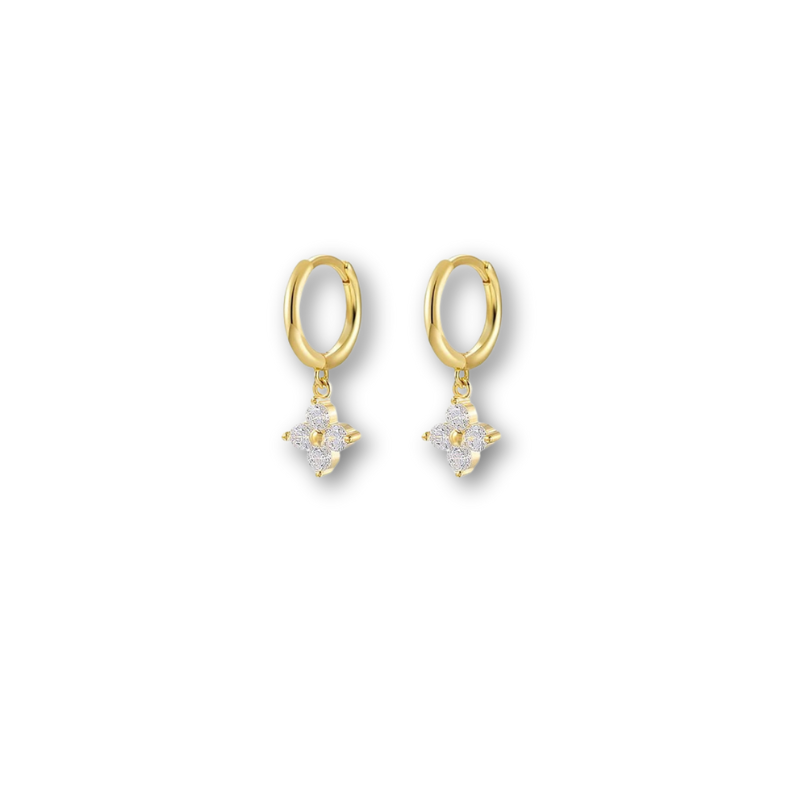 Set de Boucles d’Oreilles Dorées Étoiles Étincelantes