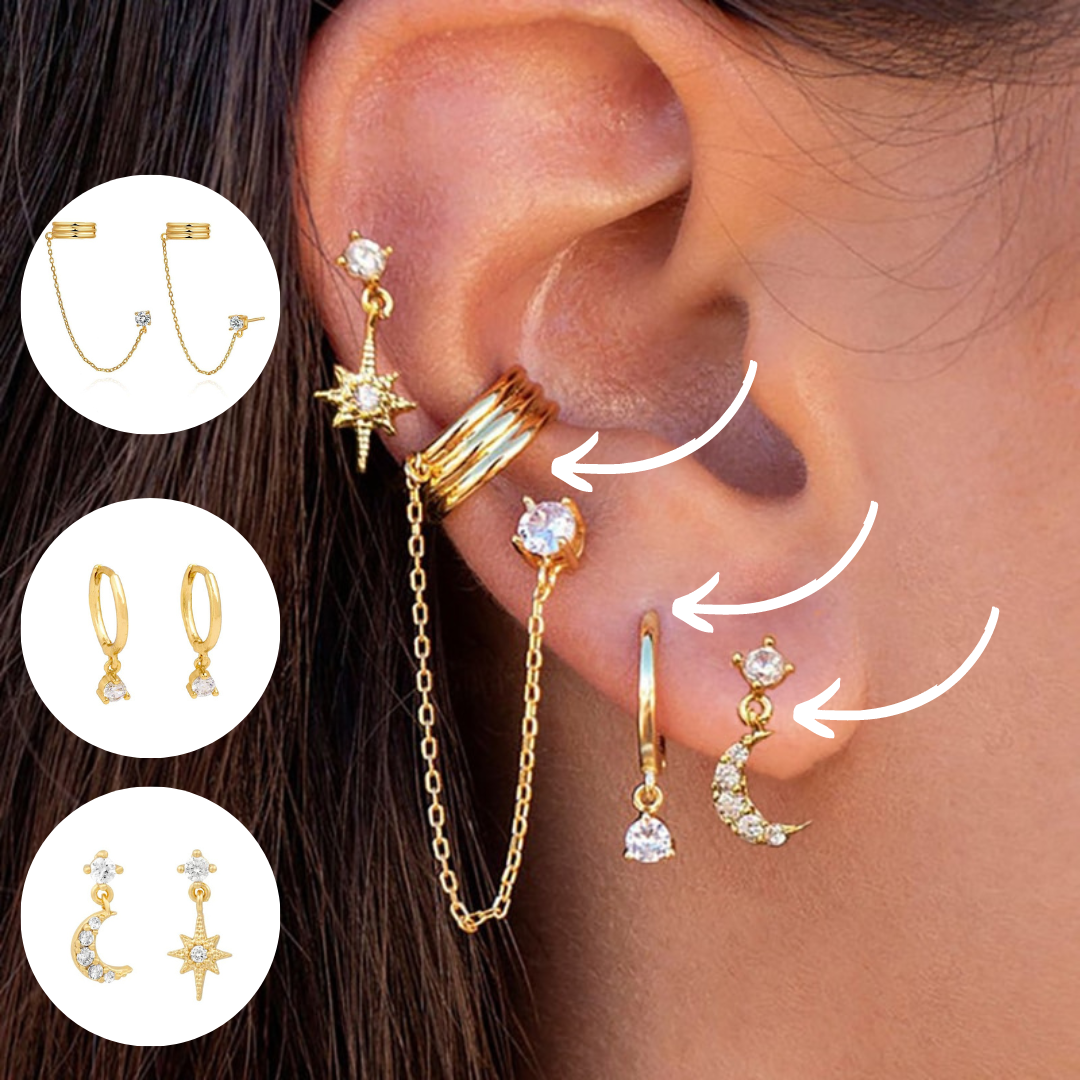 Set de Boucles d’Oreilles Bohèmes