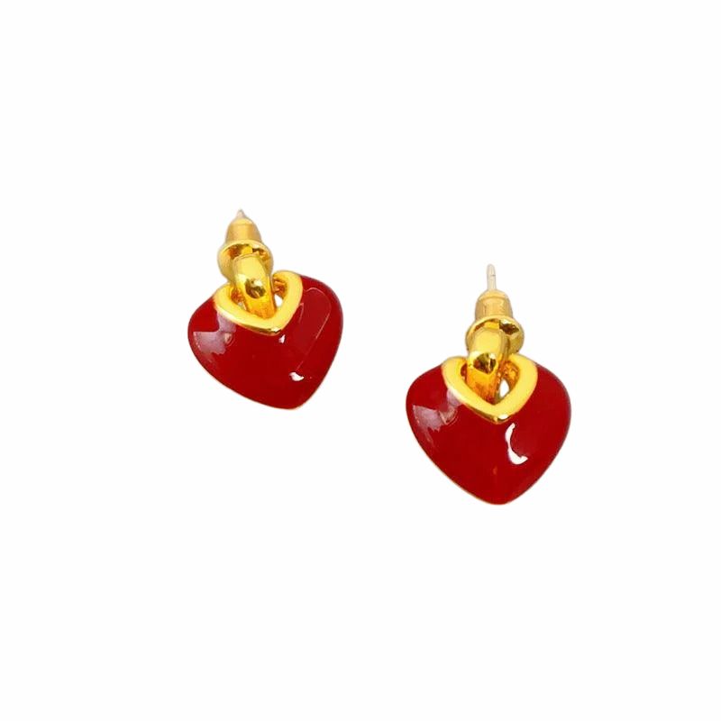 Boucles d'oreilles Amour Français