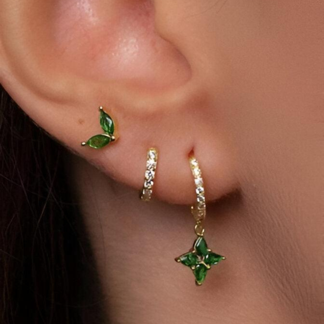 Boucles d'oreilles Trio Femmes L'or