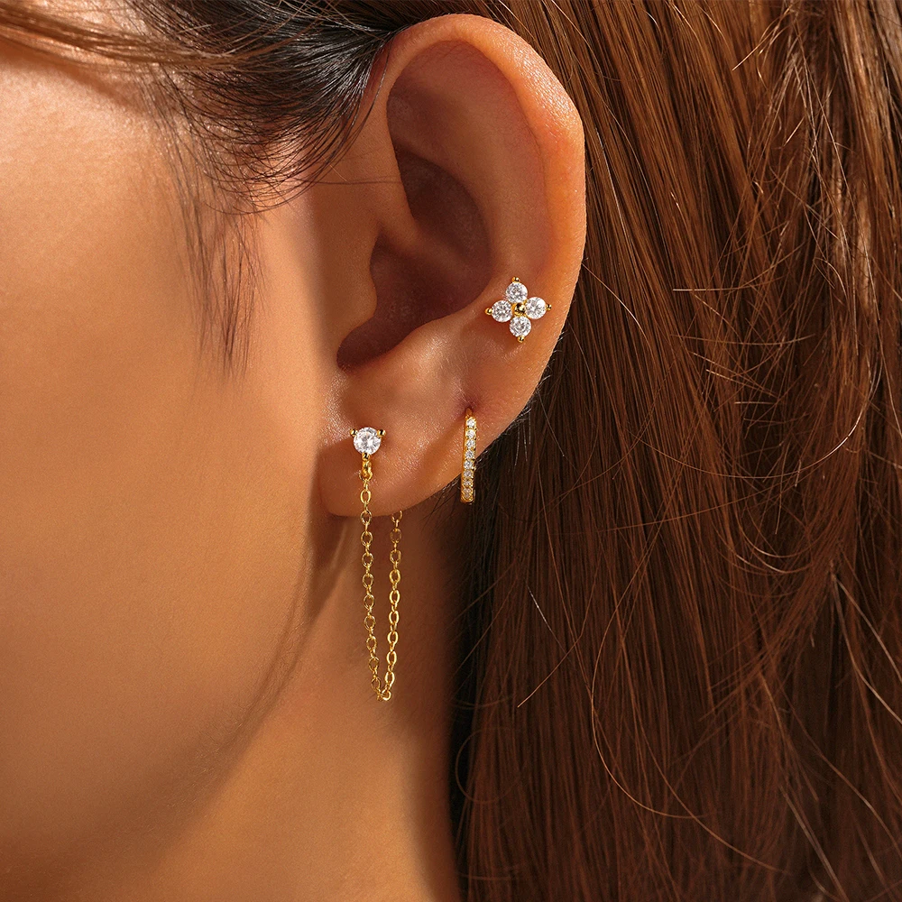 Set de Boucles d’Oreilles Élégantes
