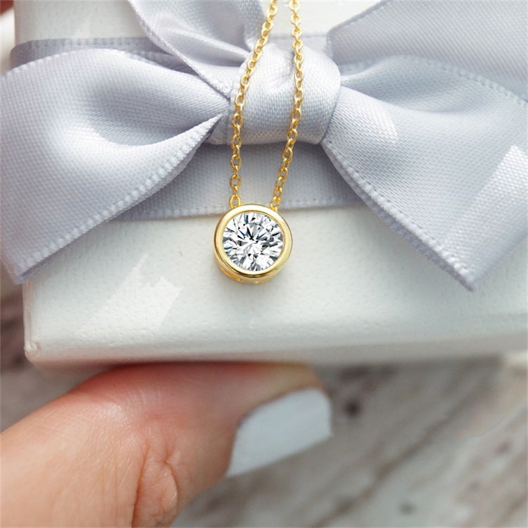Collier Pierre de Naissance Doré