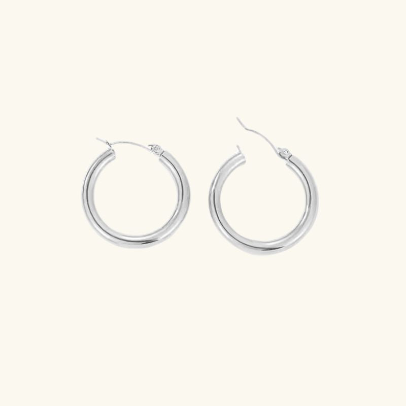 Boucles d'oreilles Rondes Plaquées or