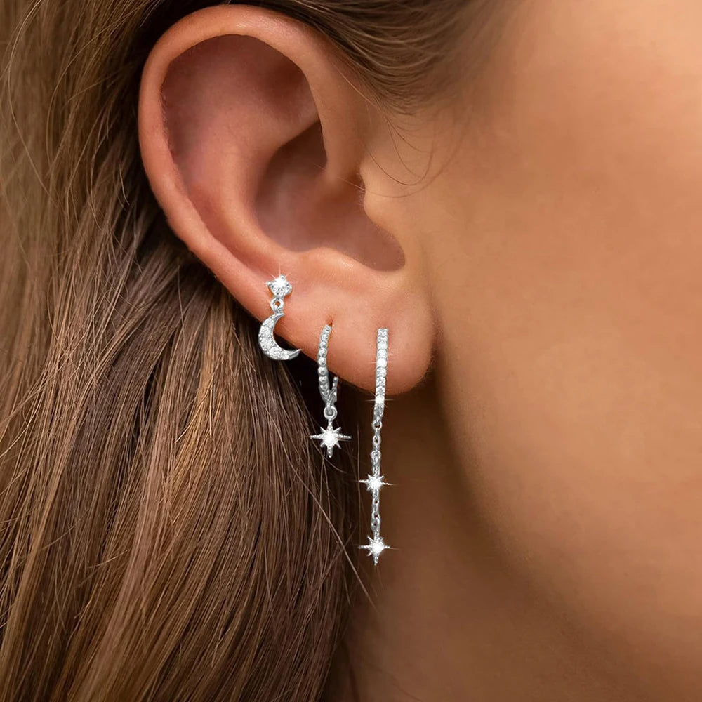 Boucles d’Oreilles Étoilées