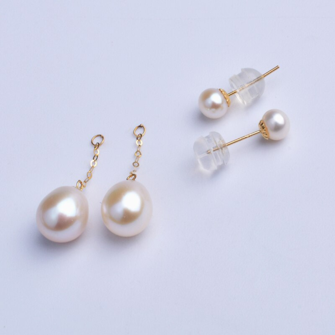 Boucles d'oreilles Perle Élégantes Plaquées Or