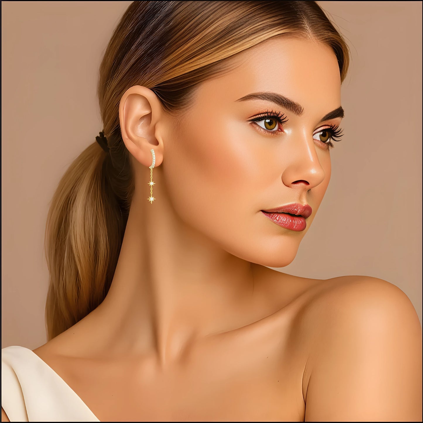 Boucles d’Oreilles Étoilées