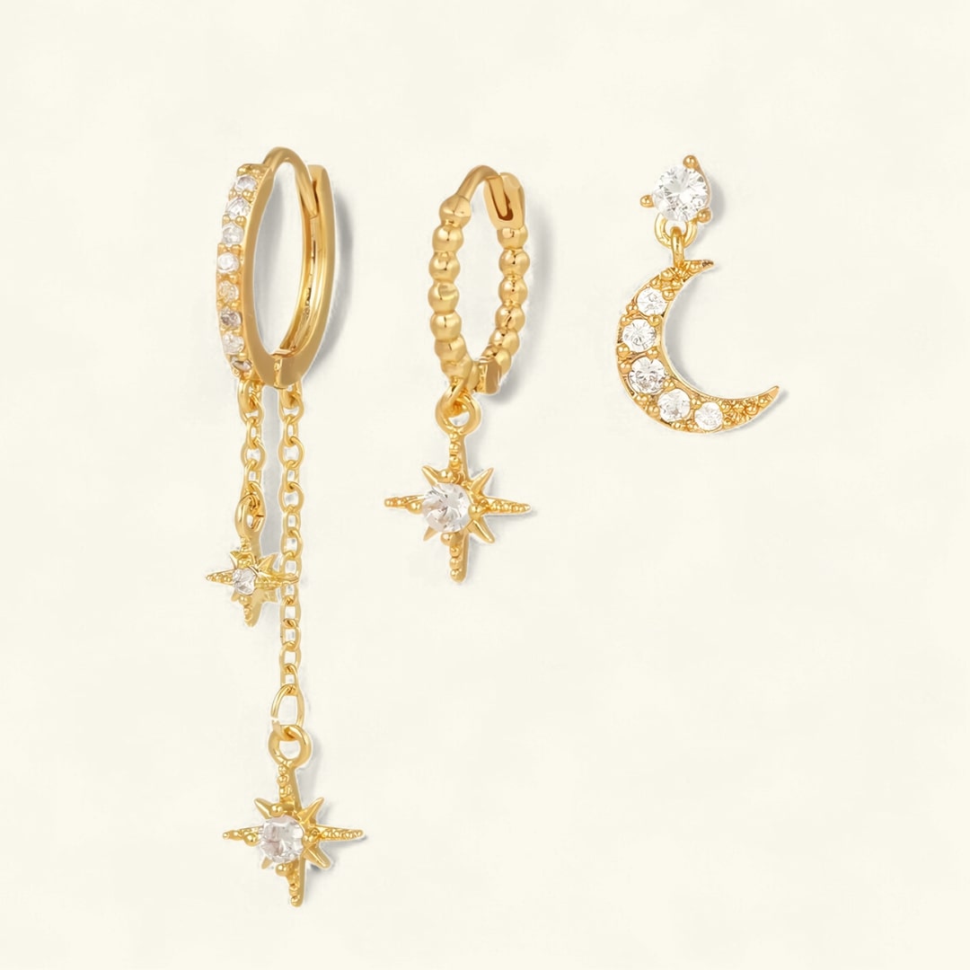 Boucles d’Oreilles Étoilées
