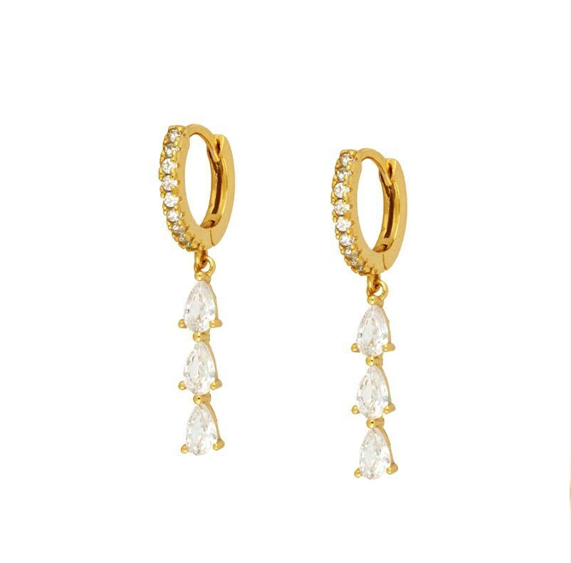 Set de Boucles d’Oreilles Brillantes