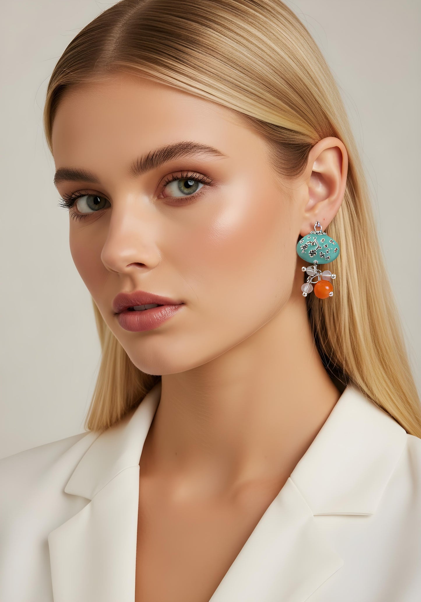 Boucles d'Oreilles Vintage Blossom Or