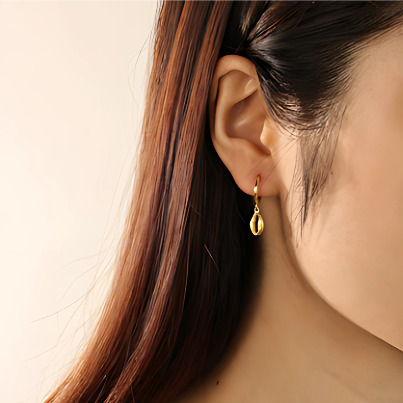 Boucles d'oreilles en cauris