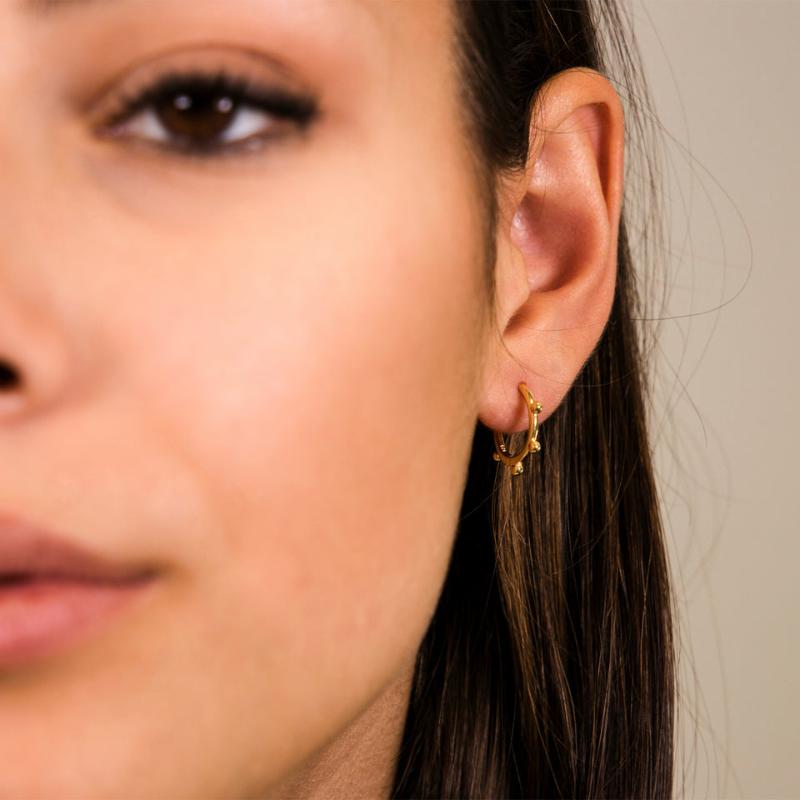 Boucles d'oreilles élégantes en Perles géométriques
