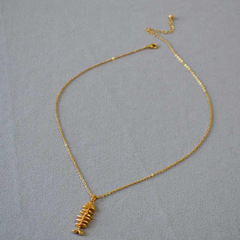 Pendentif Herringbone Plaqué Or