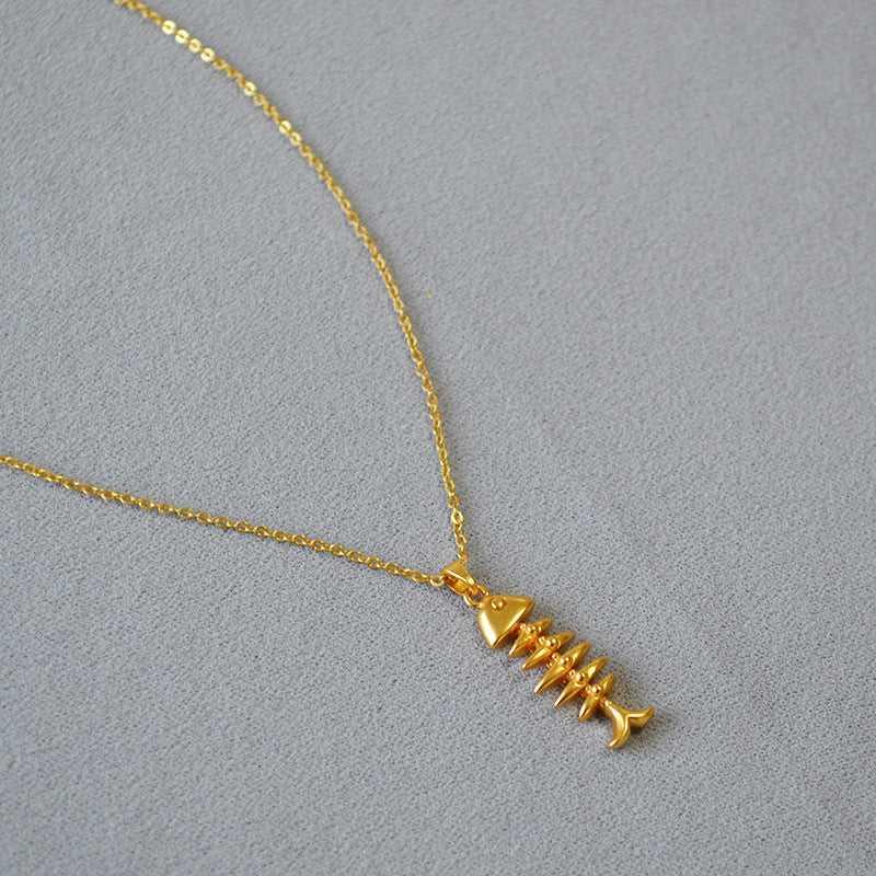 Pendentif Herringbone Plaqué Or