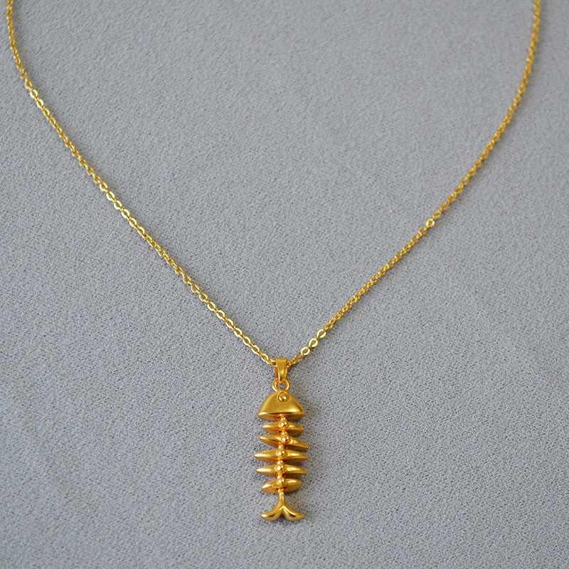 Pendentif Herringbone Plaqué Or