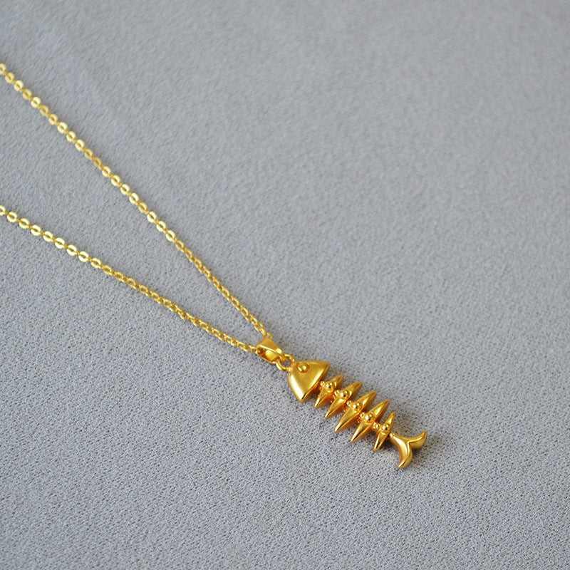 Pendentif Herringbone Plaqué Or