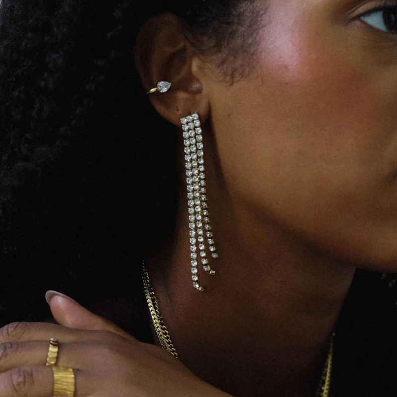 Boucles d'oreilles Pendantes Luxe