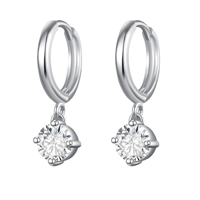 Boucles d’Oreilles Goutte Zirconium