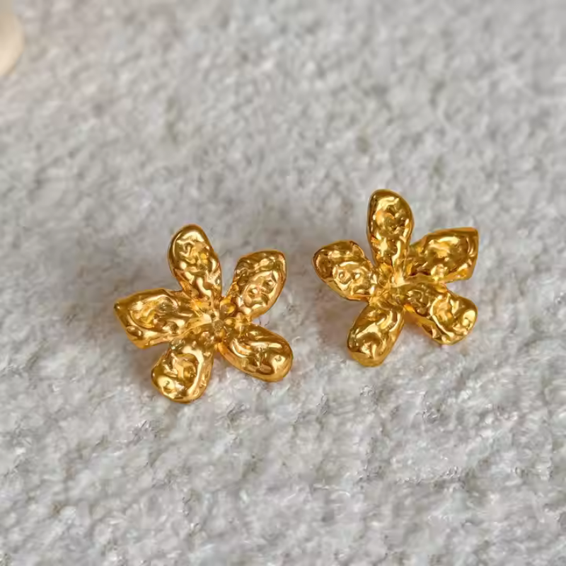 Boucles d'oreilles Fleur Vintage