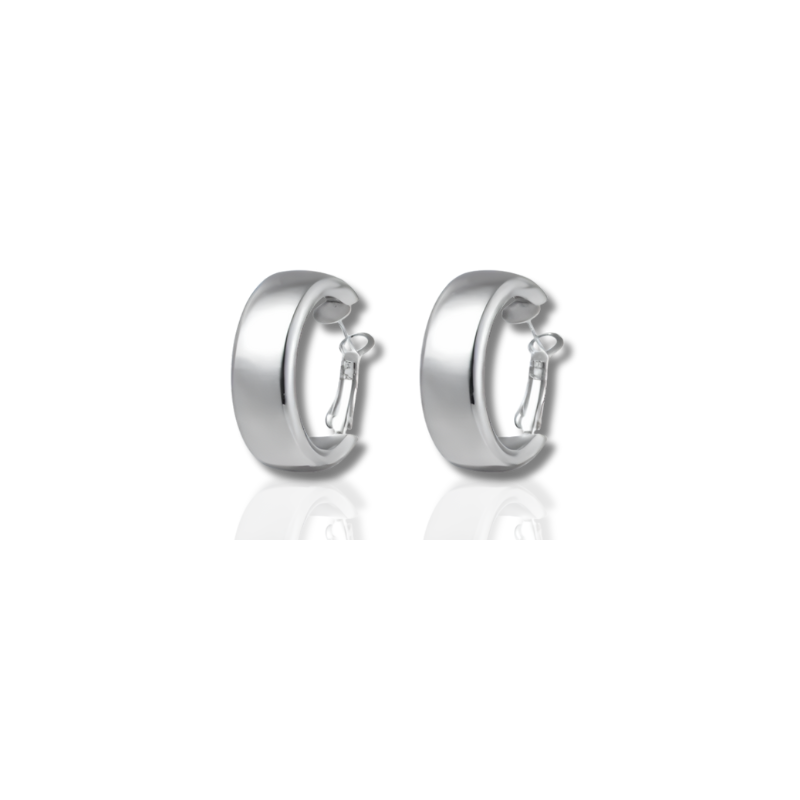 Boucles d'oreilles créoles dorées grandes taille plaqué or