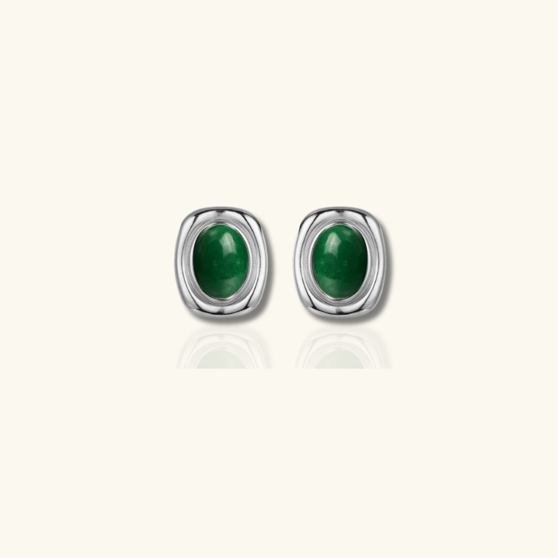 Boucles d'oreilles Vintage Gemme