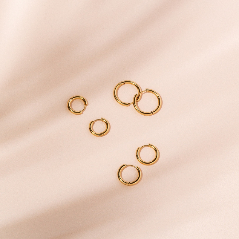 Boucles d'oreilles créoles classiques