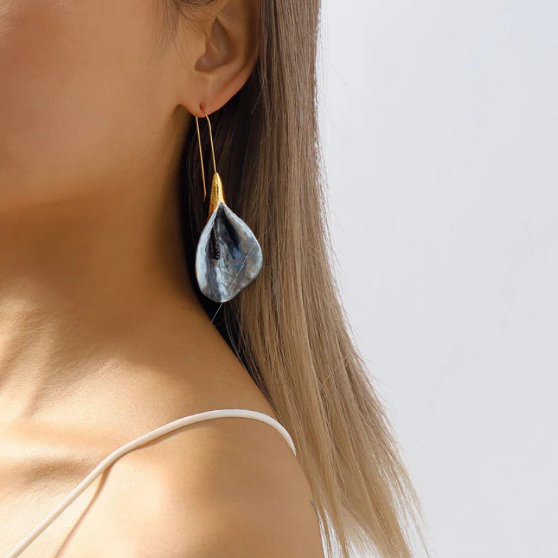 Boucles d'oreilles Bengale à fleurs