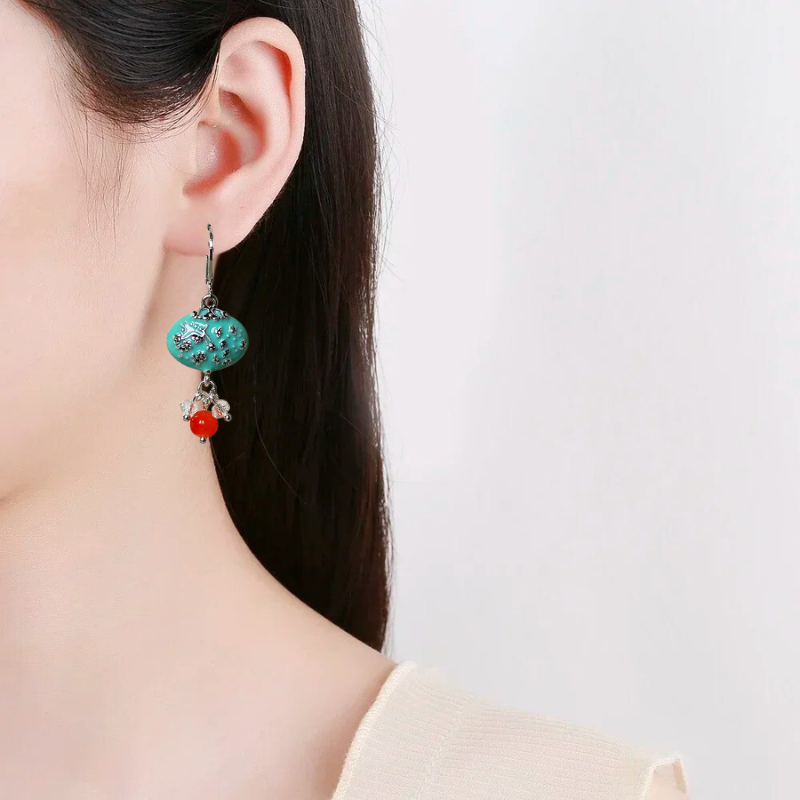 Boucles d'Oreilles Vintage Blossom Or