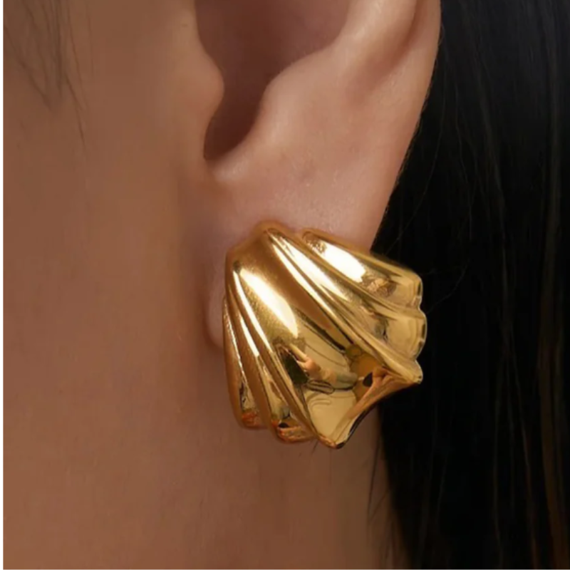 Boucles d'oreilles Inspirées de la Coquille