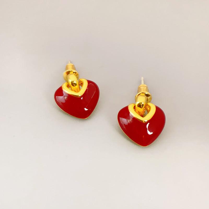 Boucles d'oreilles Amour Français