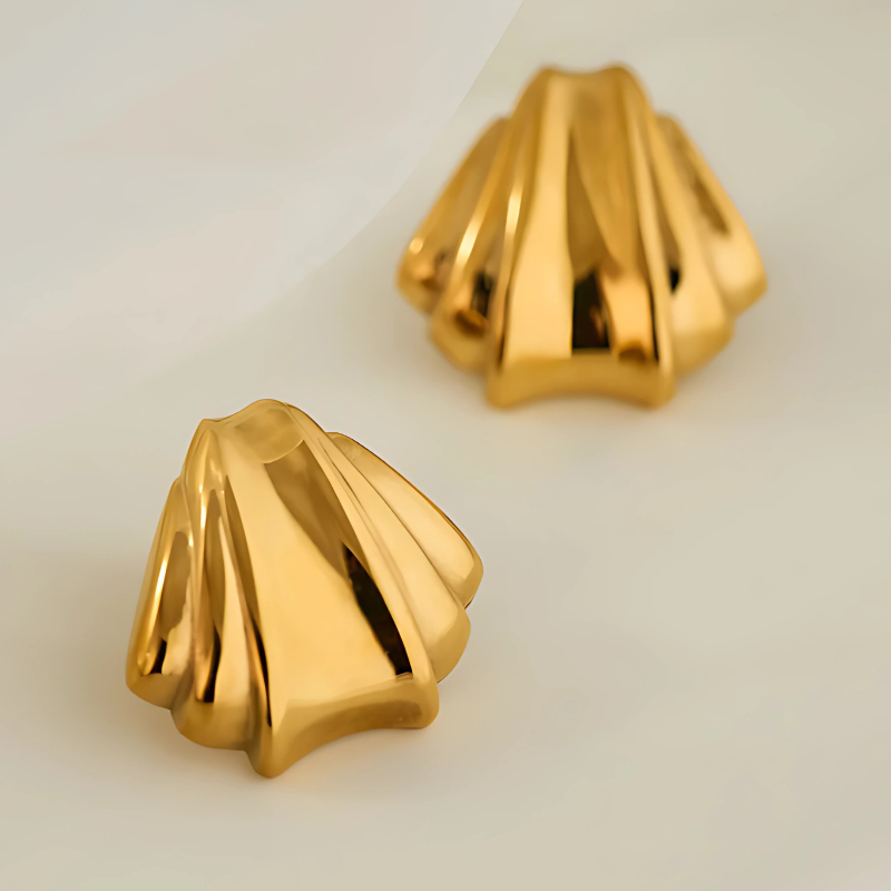 Boucles d'oreilles Inspirées de la Coquille