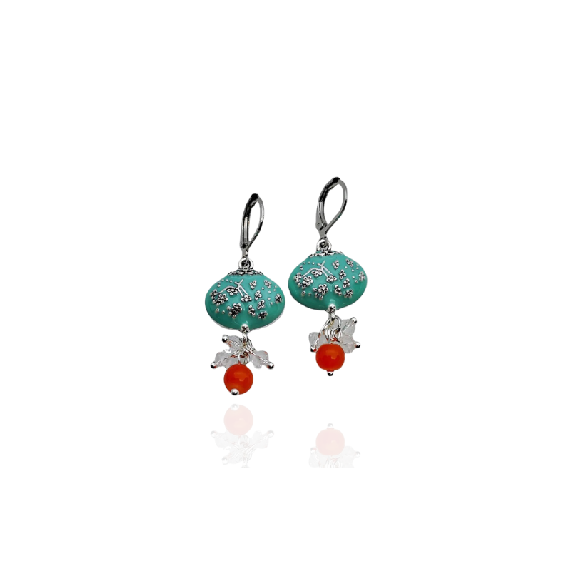 Boucles d'Oreilles Vintage Blossom Or