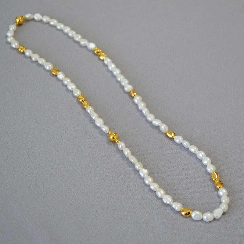 Collier Perle Baroque Irrégulière