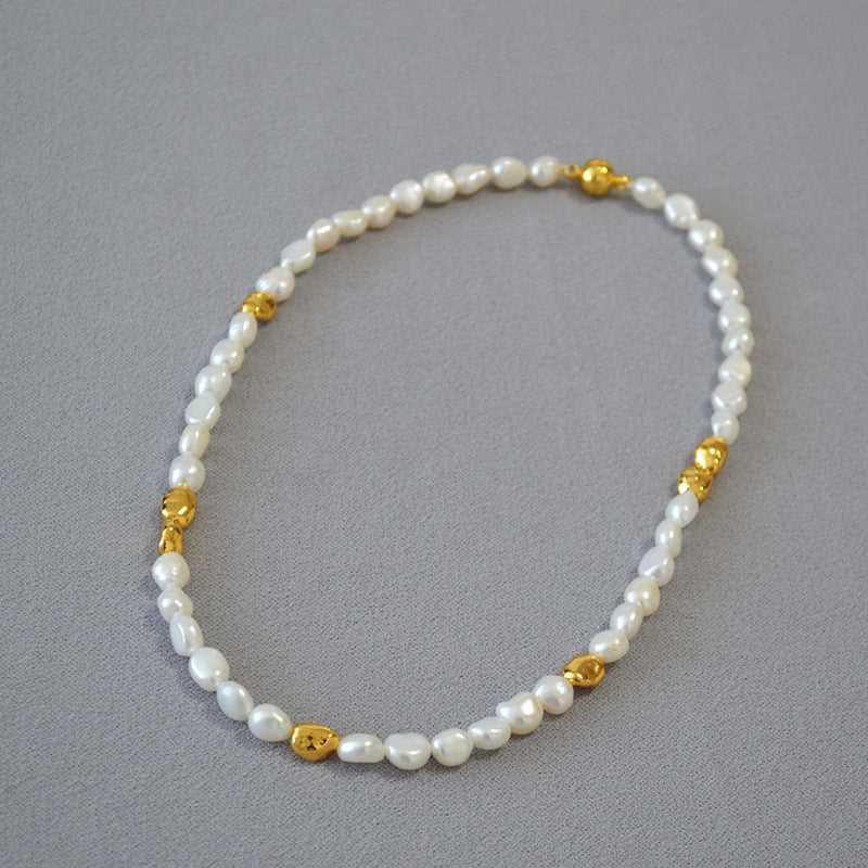 Collier Perle Baroque Irrégulière