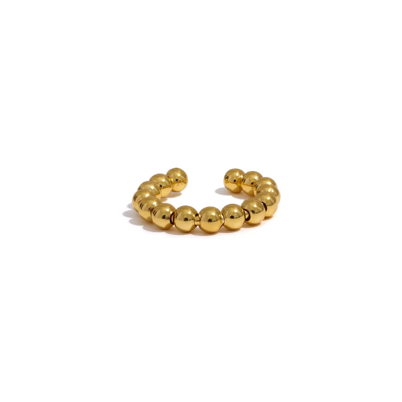 Ear Cuffs avec perles plaquées or