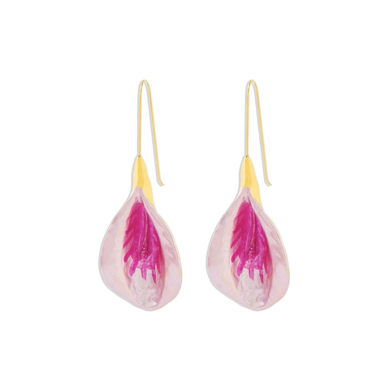 Boucles d'oreilles Bengale à fleurs